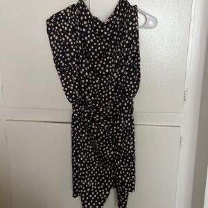 Polka dot mini dress